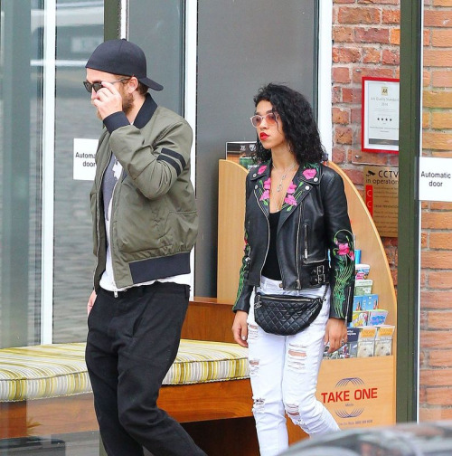 Splurge: FKA Twigs’s Manchester England Christopher Kane Floral Embroidered Leather Jacket