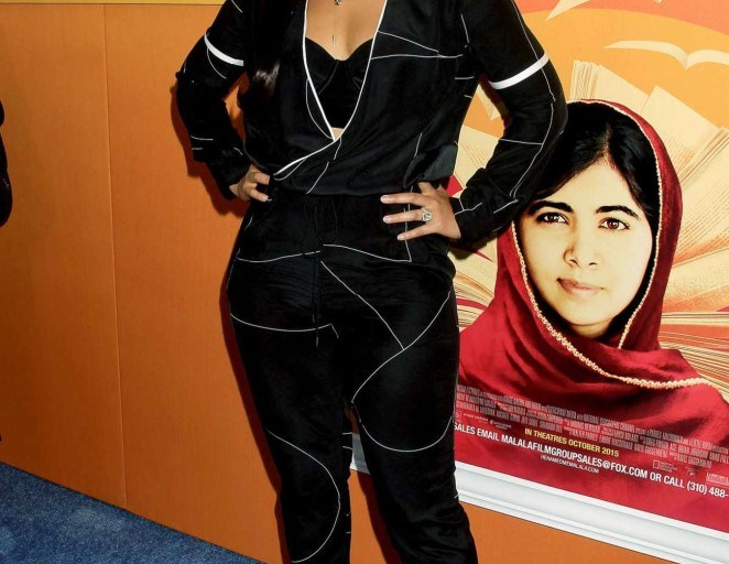 Splurge: Alicia Keys’s <em>He Named Me Malala</em> New York Premiere Public School Lodi Jumpsuit