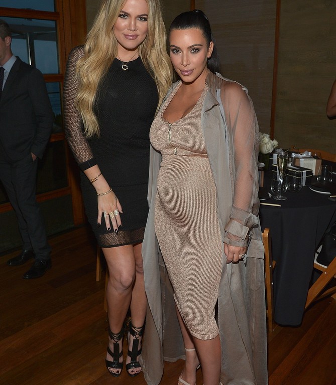 Splurge: Kim Kardashian’s Kardashian/Jenner App Launch Preview T By Alexander Wang Rib Crop Tank, Rib Knit Pencil Skirt, and Tom Ford Padlock Naked Strap Sandals