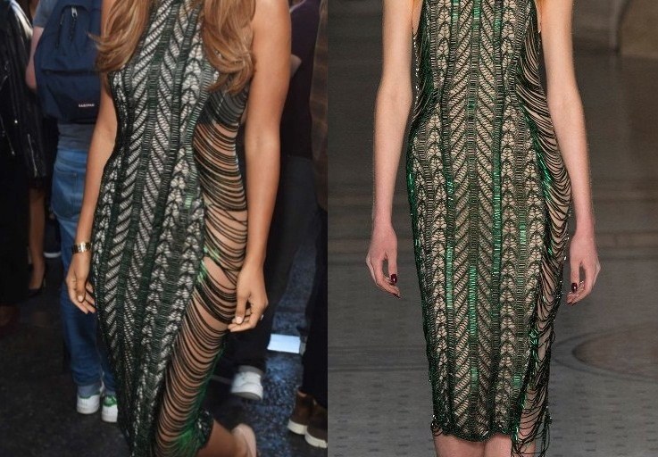 Hot! or Hmm… Rochelle Humes’s Julien Macdonald Spring 2016 Show Julien Macdonald Fall 2014 Fringe Beaded Dress