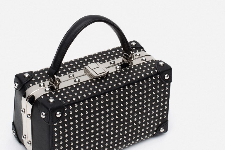 Bomb Product of the Day: Zara’s Studded Briefcase-Style Messenger Bag