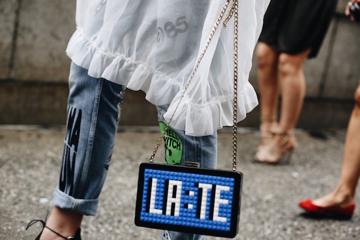 Bomb Product of the Day: Les Petits Joueurs La:te Lego on Perspex Clutch