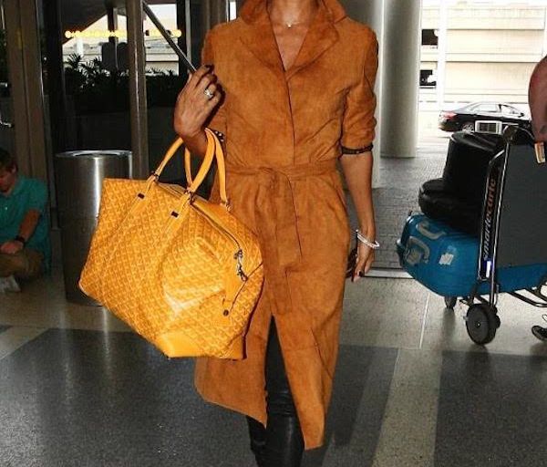 Look For Less: Jada Pinkett Smith’s LAX Airport Frame Denim Camel Le Duster Suede Tie Front Coat