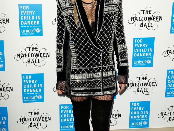 Splurge: Rita Ora’s UNICEF Halloween Ball Balmain x H&M Pearl Embellished Blazer