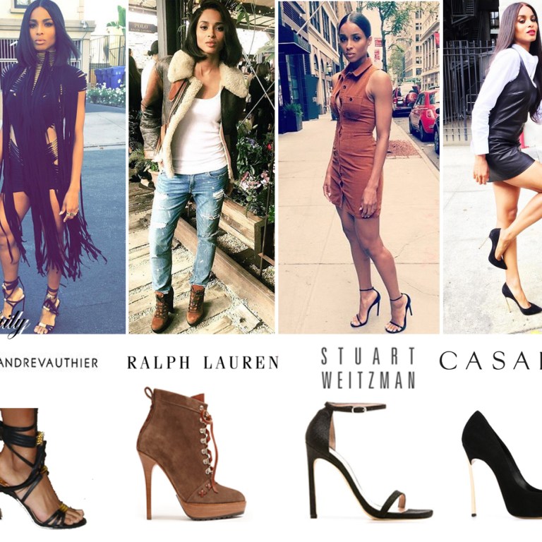 What’s in Her Shoe Closet? Ciara in Giuseppe Zanotti, Topshop, Stuart Weitzman, and more!