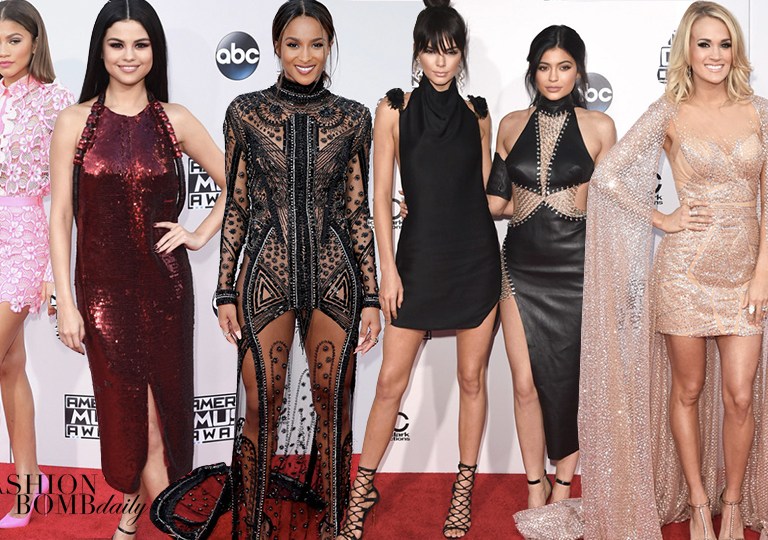 On the Scene: The 2015 American Music Awards with Ciara in Reem Acra, Zendaya Coleman in Emanuel Ungaro, Selena Gomez in Givenchy, and More!