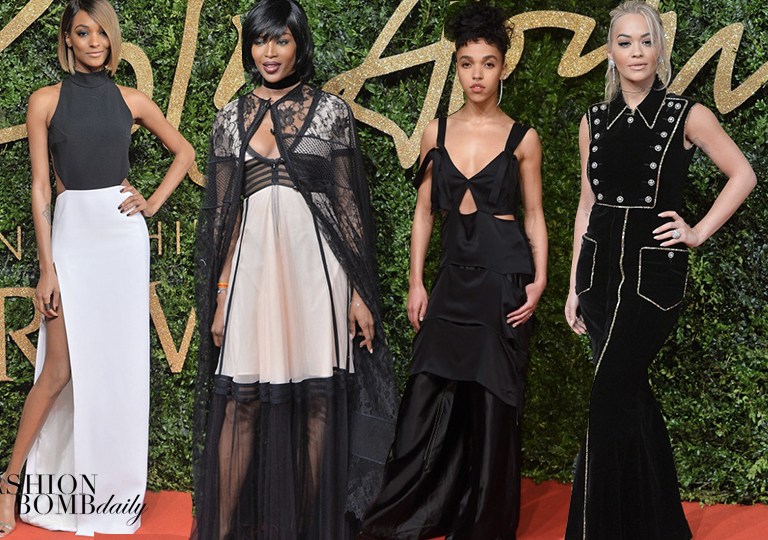 On the Scene: The British Fashion Awards 2015 with Jourdan Dunn in Mugler, Naomi Campbell in Burberry, Lady Gaga in Tom Ford, and More!