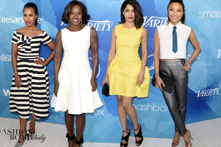 On the Scene: WWD And Variety’s Inaugural Stylemakers’ Event with Kerry Washington in Saloni, Viola Davis in Zac Posen, Freida Pinto in Roksanda, and More!
