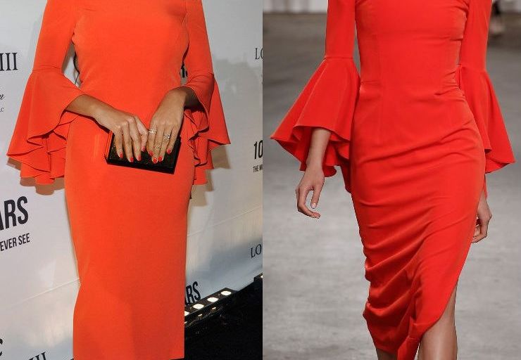 Hot! or Hmm… Solange Knowles’s Louis XIII Celebration of “100 Years” The Movie You Will Never See Milly Spring 2016 Off The Shoulder Ruffle Dress