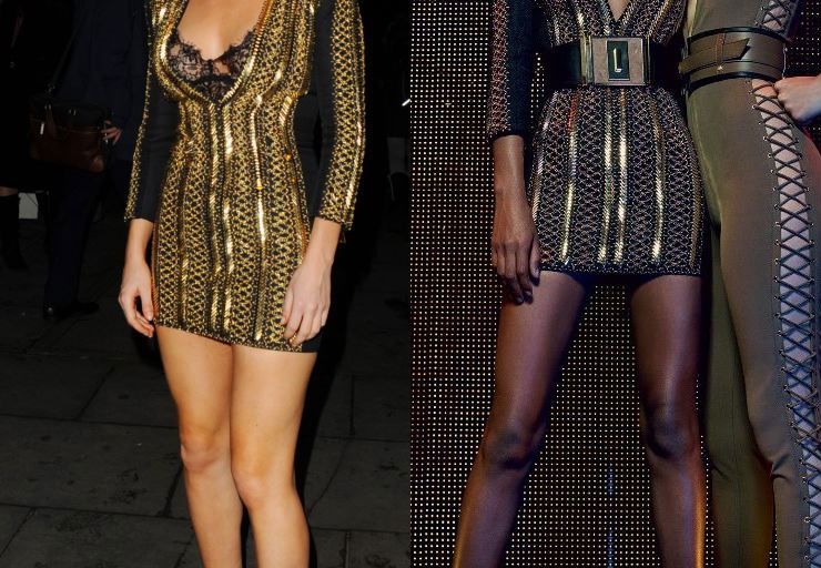 Hot! or Hmm… Ellie Goulding’s ITV 60th Anniversary Gala Balmain Resort 2016 Plunging Chain Embroidered Mini Dress