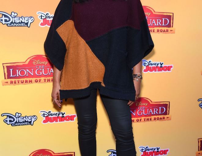 Steal: Garcelle Beauvais’s <em>The Lion Guard: Return of the Roar</em> Burbank Premiere Zara Patchwork Poncho