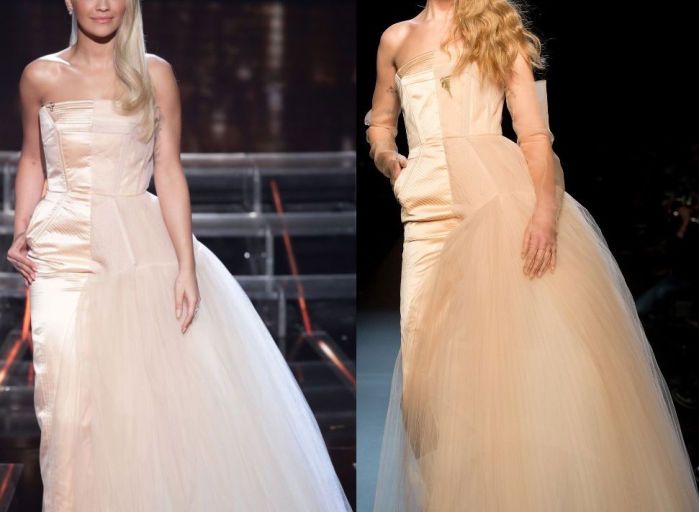 Hot! or Hmm… Rita Ora’s <em>X-Factor UK</em> Jean Paul Gaultier Spring 2015 Haute Couture Pink Strapless Tulle Gown