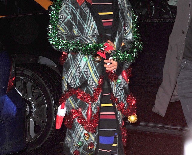 Splurge: Beyoncé’s Parkwood Holiday Party Stella McCartney Striped Turtleneck Dress