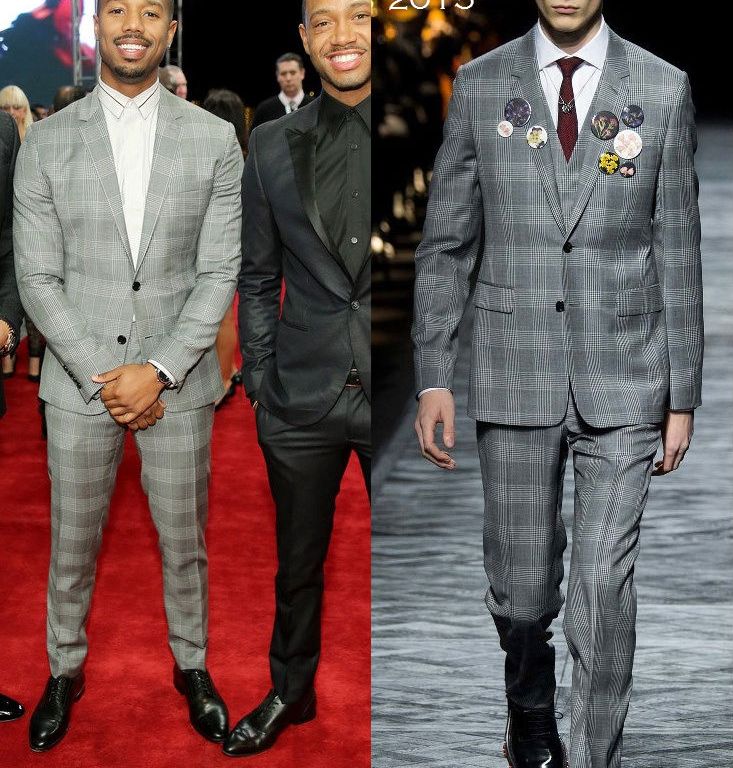 Men’s Fashion Flash: Michael B. Jordan’s <em>Bilal</em> 12th Annual Dubai International Film Festival Dior Homme Fall 2015 Grey Prince of Wales Check Suit