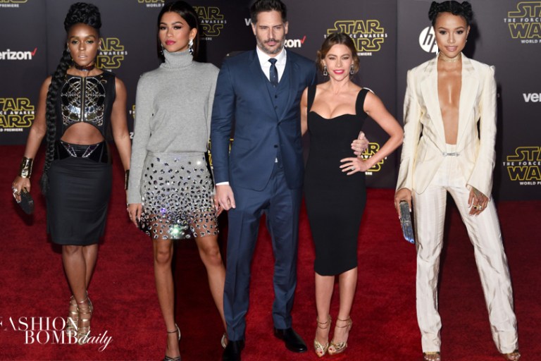 On the Scene: <em>The Star Wars: Episode VII – The Force Awakens</em> Los Angeles Premiere with Janelle Monae in Erevos Aether, Zendaya Coleman in Michael Kors, Sofia Vergara, and More!