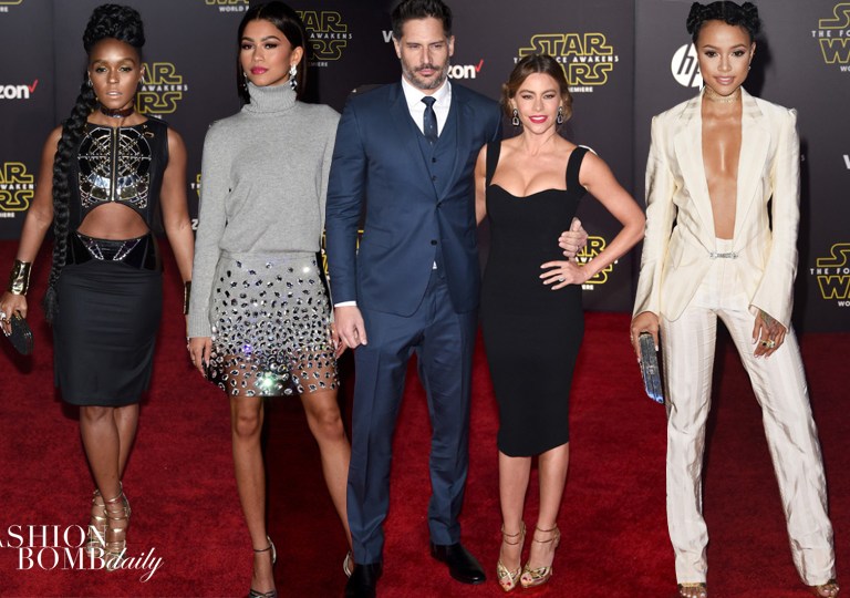 On the Scene: <em>The Star Wars: Episode VII – The Force Awakens</em> Los Angeles Premiere with Janelle Monae in Erevos Aether, Zendaya Coleman in Michael Kors, Sofia Vergara, and More!