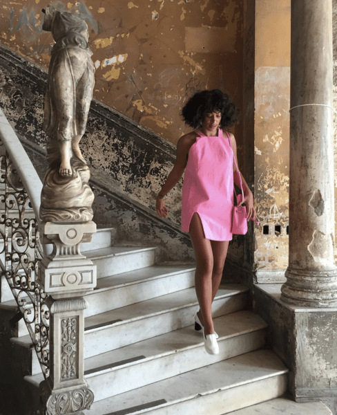 Splurge: Solange Knowles’s Cuba Furla Pink Stacy Bucket Bag