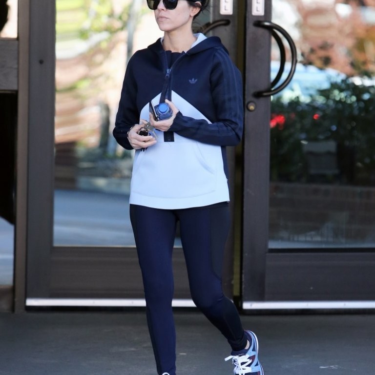 Steal: Kourtney Kardashian’s Woodland Hills Adidas Originals Helsinki Half Zip Hoodie