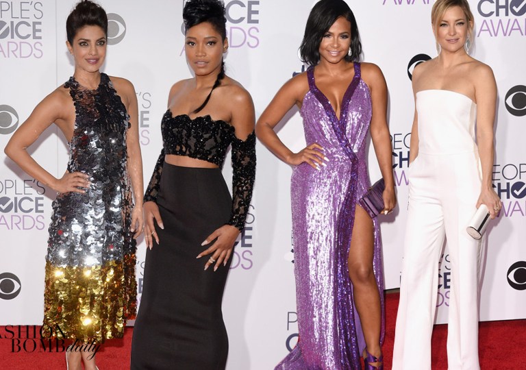 On the Scene: The 2016 People’s Choice Awards with Priyanka Chopra in Vera Wang, Rocsi Diaz in Theia, Keke Palmer in Yousef Al-Jasmi, and More!
