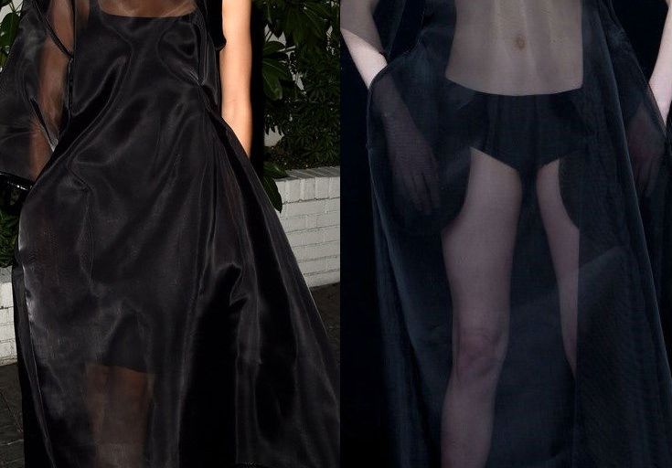 Hot! or Hmm… Zendaya Coleman’s W Magazine Golden Globes Best Performances Celebration Melitta Baumeister Fall 2015 Black One Shoulder Sheer Midi Dress