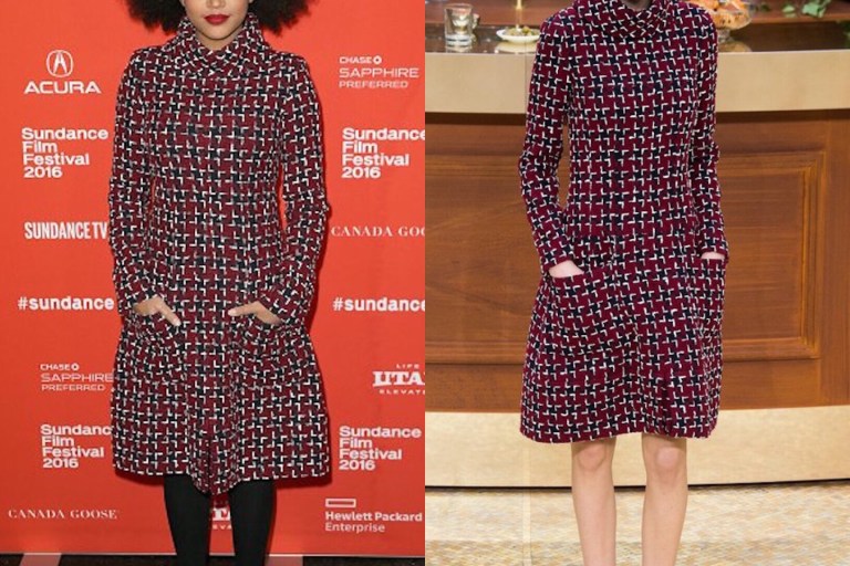 Hot! Or Hmm…: Amandla Stenberg’s <i> As You Are </i> Premiere 2016 Sundance Film Festival Fall 2015 Chanel Tweed High Neck Long Sleeve Dress