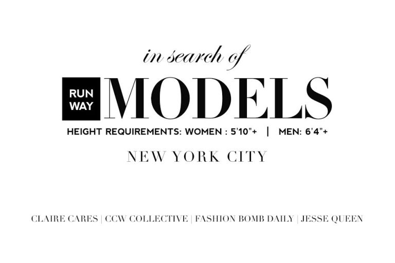 Call for Models, Hairstylist and Makeup Artists: The First Claire Cares Fashion Show for Jesse Queen!
