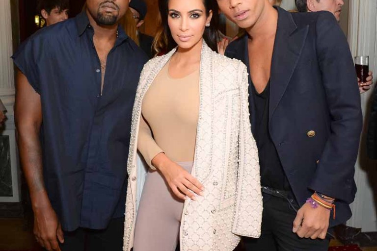Olivier Rousteing Designs New Balmain Pieces For Kim Kardashian’s App