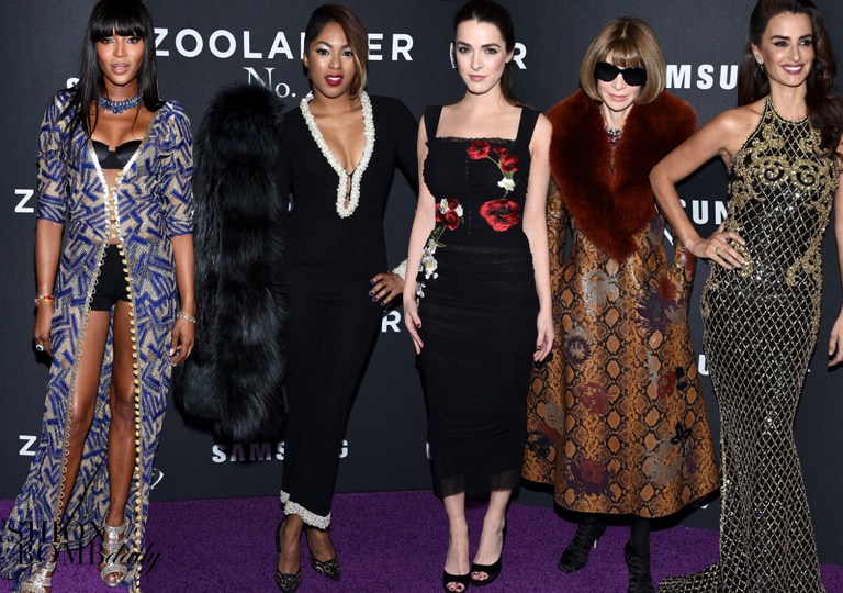 On The Scene: The Zoolander 2 World Premiere with Naomi Campbell in La Perla, Kristen Wiig in Marc Jacobs, Penelope Cruz in Balmain, and more!