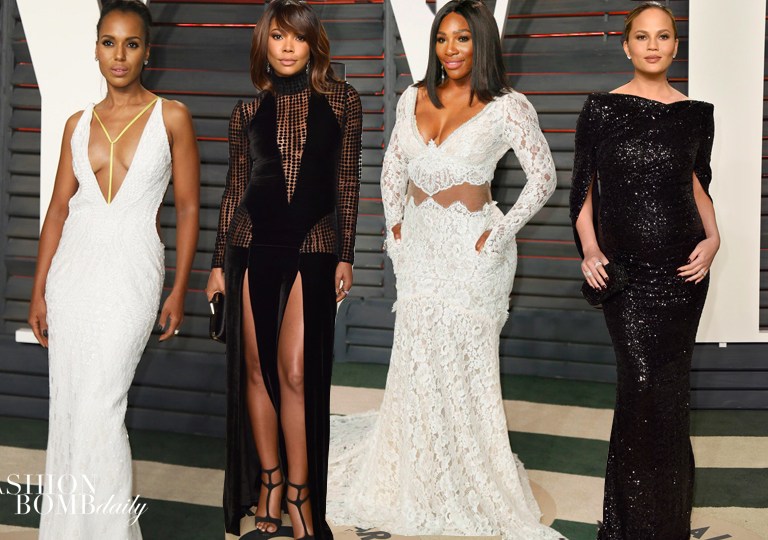 On the Scene: The 2016 Vanity Fair Oscar Party Hosted By Graydon Carter featuring Mary J Blige in Stella McCartney, Jessica Alba in Roberto Cavalli, Elizabeth Banks in Ralph & Russo, and more!