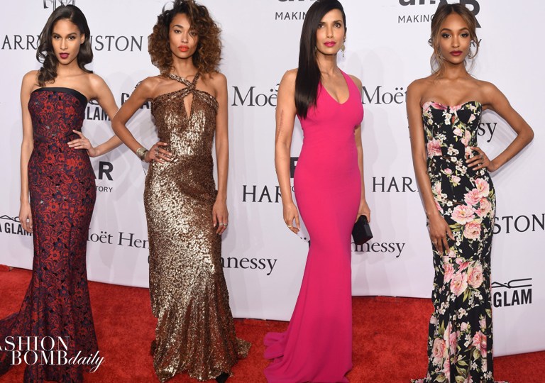 On the Scene: The 2016 amfAR New York Gala with Cindy Bruna in Zac Posen, Rose Bertram in Mety Choa Couture, Padma Lakshmi in Theia, and More!