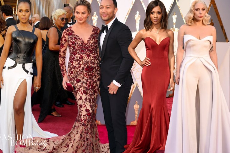 On the Scene: The 88th Annual Academy Awards with Kerry Washington in Atelier Versace, Chrissy Teigen in Marchesa, Priyanka Chopra in Zuhair Murad, and More!