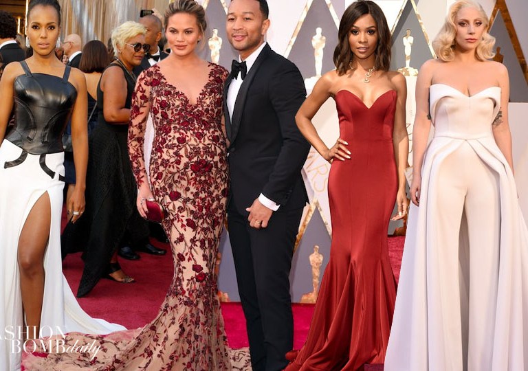 On the Scene: The 88th Annual Academy Awards with Kerry Washington in Atelier Versace, Chrissy Teigen in Marchesa, Priyanka Chopra in Zuhair Murad, and More!