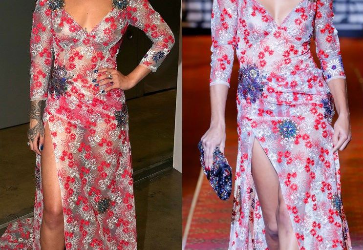 Hot! or Hmm… Rihanna’s 2016 MusiCares Person of the Year Honoring Lionel Richie Marc Jacobs Spring 2016 Sheer Floral Embroidered Gown