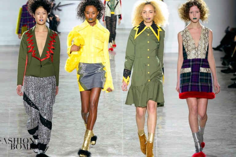 Show Review: Kim Shui Fall 2016 for VFILES and Kylie Jenner Front Row in the Brand’s Lace Jumpsuit