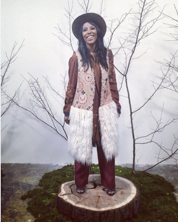 Hot! Or Hmm…: June Ambrose’s Brett Johnson Fall 2016 Presentation Jacquard and Feather Dries Van Noten Fall 2015 Vest and Custom Albertus Swanepoel Hat