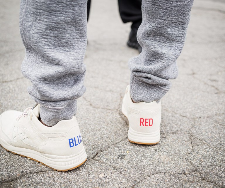 Bomb Product of the Day: Kendrick Lamar’s Reebok Blue and Red Classic Leather Sneakers