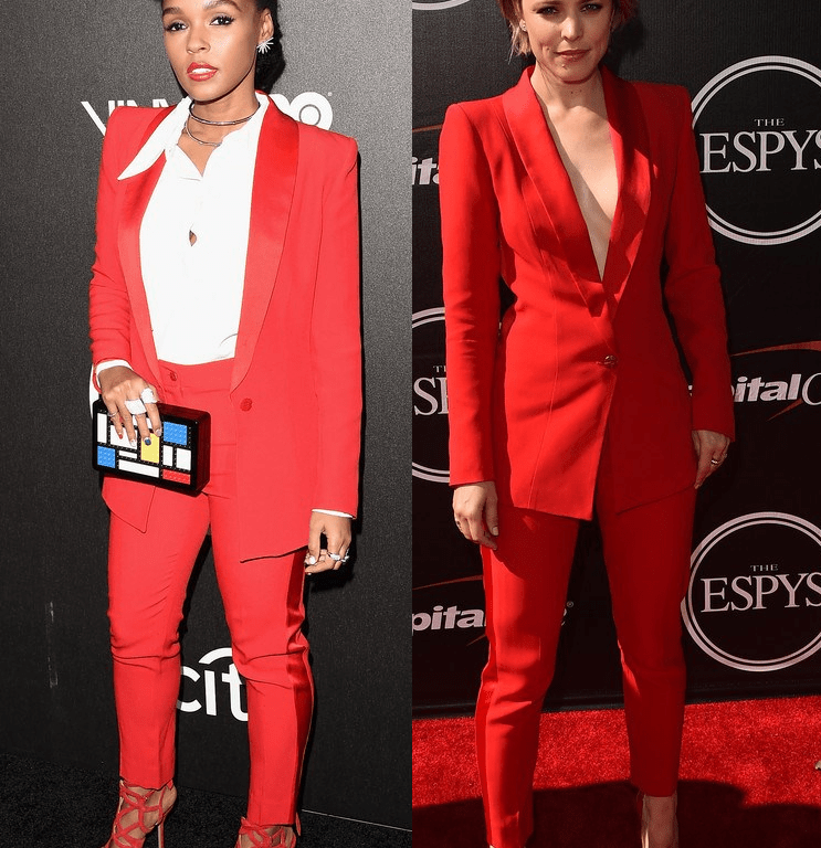 Who Wore It Better? Janelle Monae vs. Rachel McAdams in Cristiano Burani’s Fall 2015 Red Suit