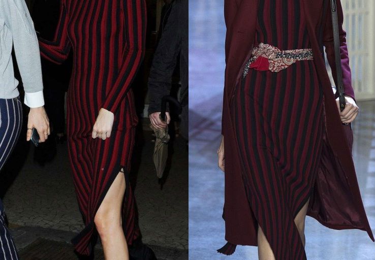 Hot! or Hmm… Kendall Jenner’s Christian Dior Fall 2016 Show Afterparty Altuzarra Fall 2016 Striped Amelia Knit Dress