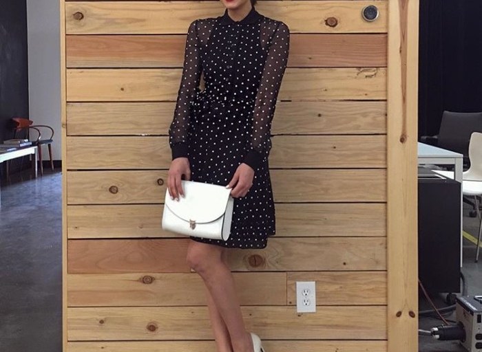 Splurge: Olivia Culpo’s Instagram Pre-Fall 2015 Givenchy Cross-Print Dress