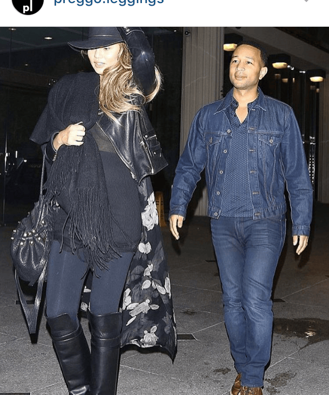 Bomb Product of the Day: Preggo Leggings as Worn by Chrissy Teigen