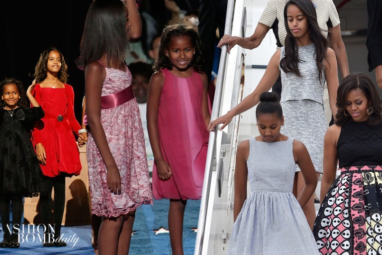 Throwback Thursdays #TBT: The Style Evolution of First Daughters Sasha and Malia Obama