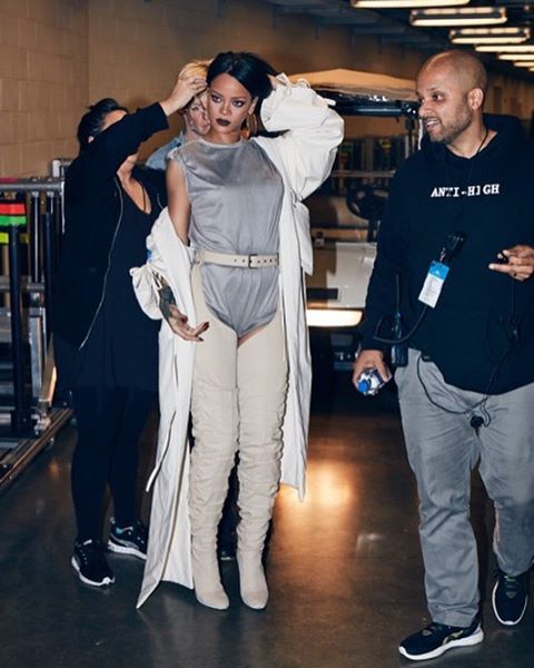 Rihanna’s ANTI World Tour Fashion Looks Including Adam Selman, Giuseppe Zanotti, Armani Prive, and More!