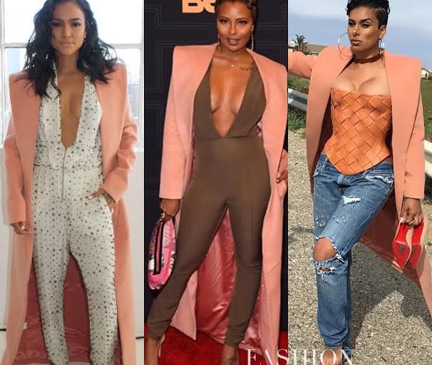 Celebs Love: House of CB’s Moren Dusky Pink Wool Mix Long Length Coat