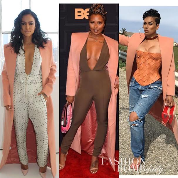 Celebs Love: House of CB’s Moren Dusky Pink Wool Mix Long Length Coat