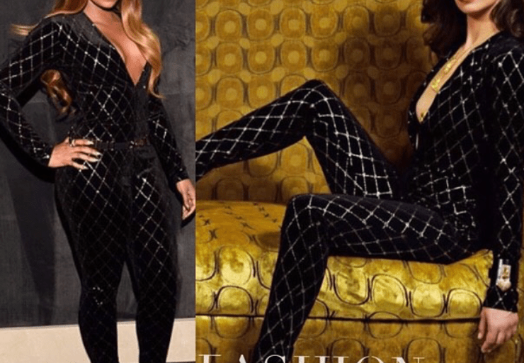 Hot! or Hmmm: Ashanti’s Los Angeles Premiere of ‘Mothers and Daughters’ Im Me Yellow and Black Diamond Jumpsuit