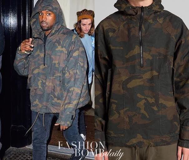 Men’s Fashion Flash: Kanye West’s NYC Yeezy Season 1 Brown and Green Camouflage Jacket