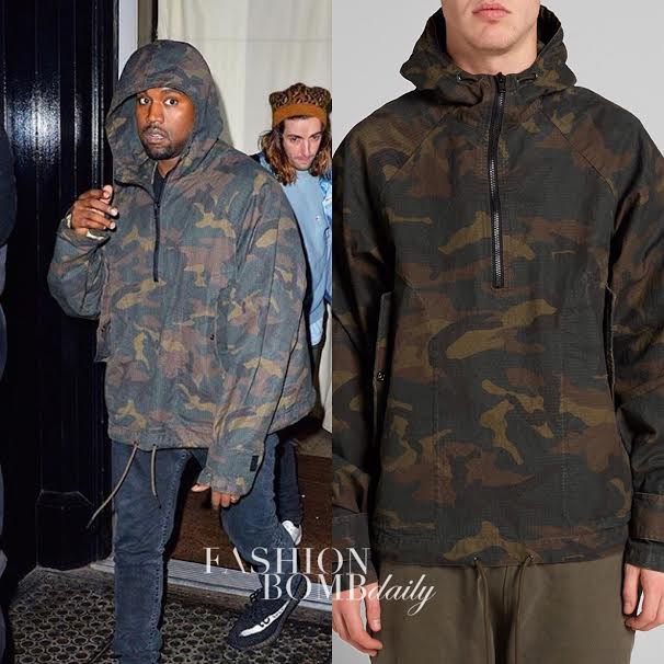 Men’s Fashion Flash: Kanye West’s NYC Yeezy Season 1 Brown and Green Camouflage Jacket