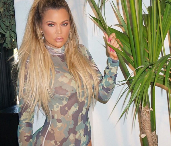 Steal: Khloe Kardashian’s Instagram Love x Labels Camouflage ‘Army’ Bodysuit