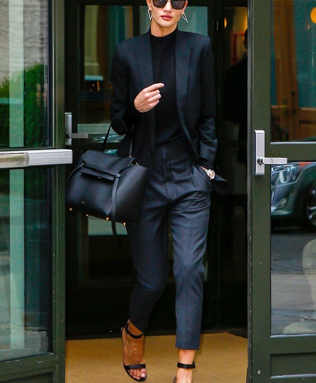 Splurge: Rosie Huntington-Whiteley’s New York Saint Laurent Mineral Glass Sunglasses