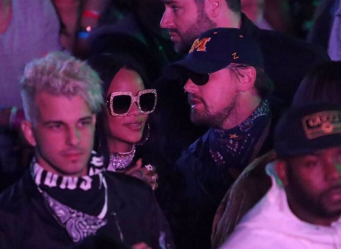 Splurge: Rihanna’s Coachella 2016 Gucci Oversized Square Frame Gold Rhinestone Detail Sunglasses